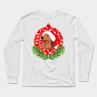 Merry Christmas - Funny Christmas With Dogs Long Sleeve T-Shirt